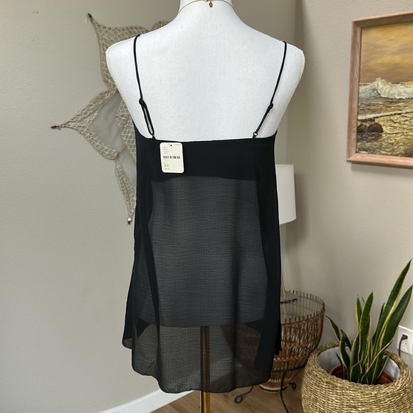 Free people intimately spaghetti strap sheer nighty top - Picture 3 of 8